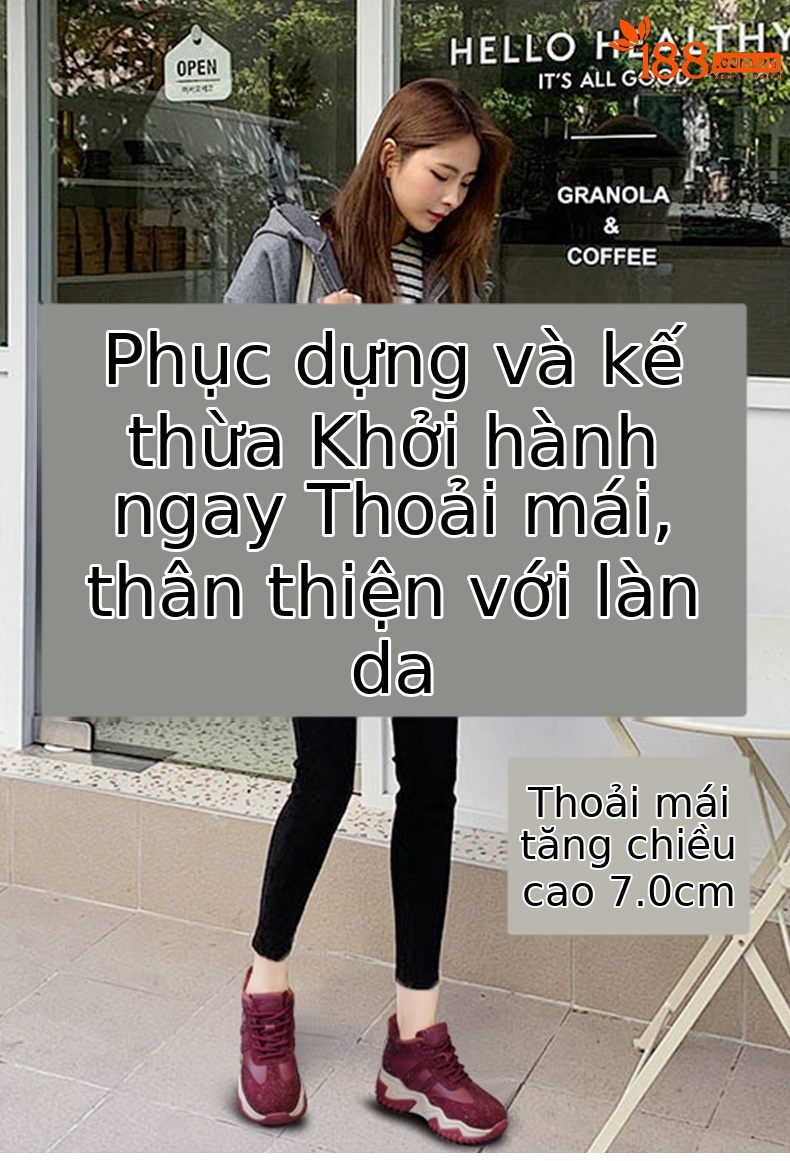 Giày sneaker nữ chunky đế dày phong cách hot girl, cổ điển năng động mùa đông 2025 — M2669 màu vàng một lớp lót trong, M2669 một lớp màu đen, M2669 màu đỏ một lớp bên trong, M2669 màu xám một lớp bên trong chi tiết 1