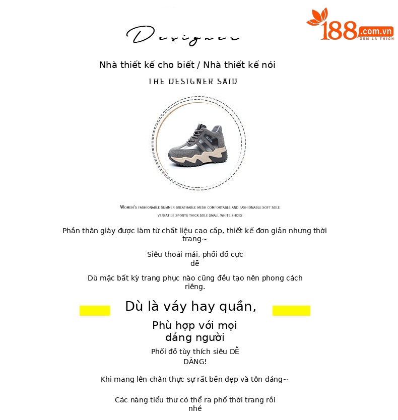 Giày sneaker nữ chunky đế dày phong cách hot girl, cổ điển năng động mùa đông 2025 — M2669 màu vàng một lớp lót trong, M2669 một lớp màu đen, M2669 màu đỏ một lớp bên trong, M2669 màu xám một lớp bên trong chi tiết 4