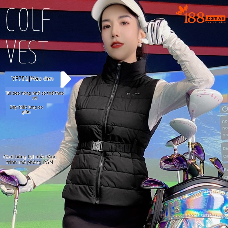 Áo gile cotton màu đen YF751
