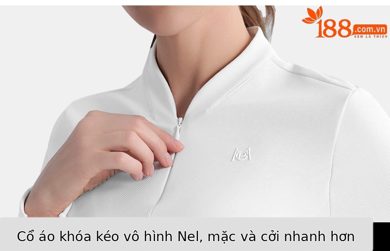Quần dài golf nữ PGM co giãn tôn dáng xẻ tà — Quần dài màu xanh hải quân KUZ196, KUZ196 quần trắng, KUZ196 quần đen, Quần kaki KUZ196 chi tiết 16