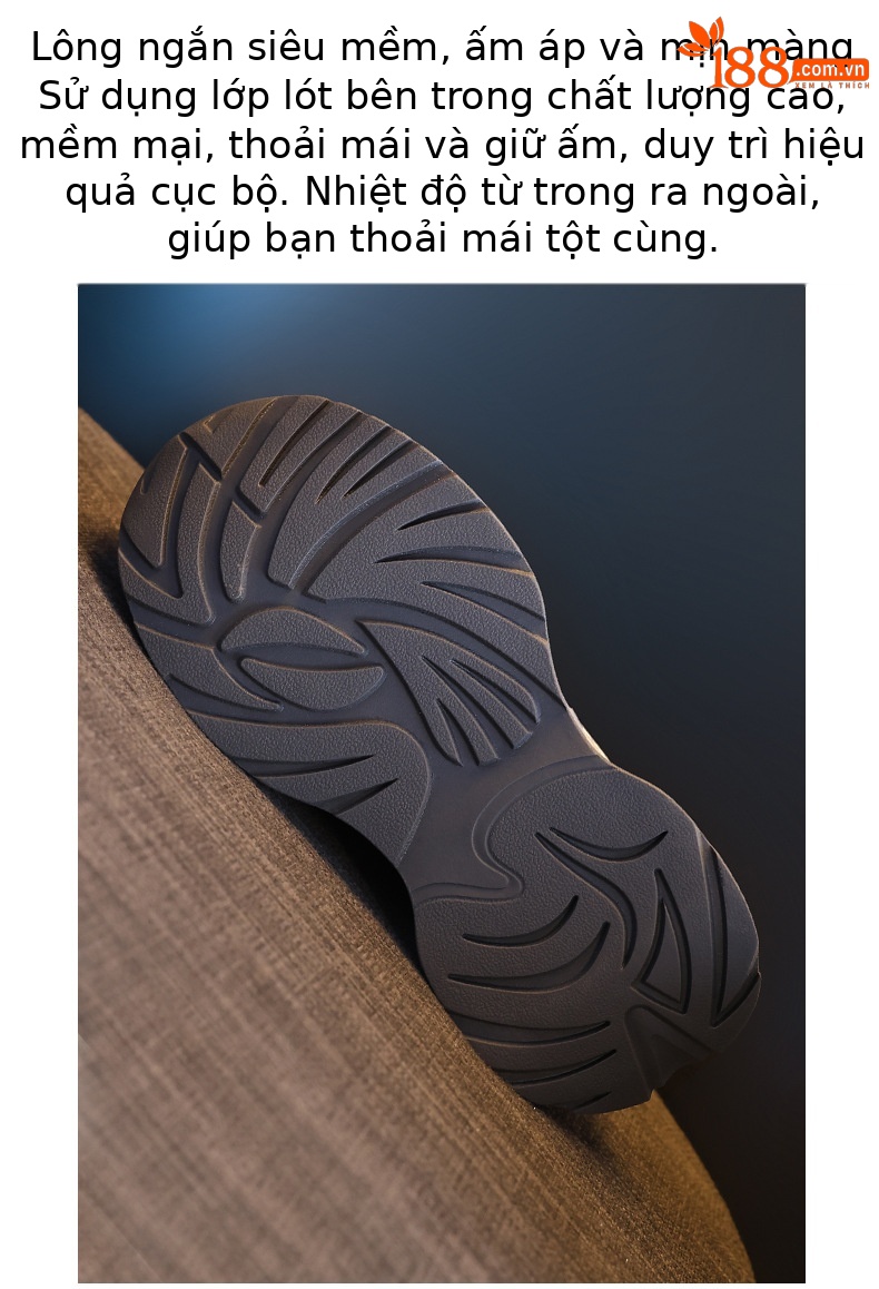 Giày sneaker nữ chunky đế dày độn cao lót nhung giữ ấm mùa đông — Màu đen lót nhung chi tiết 9