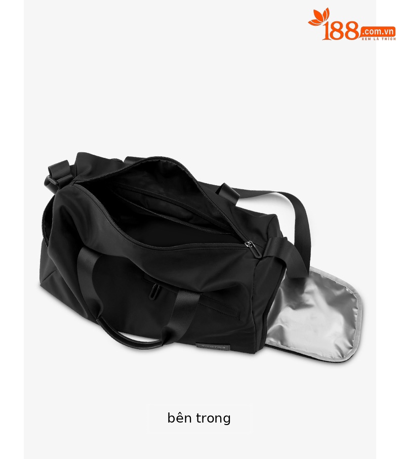 Túi du lịch nam ngăn khô ướt dung tích lớn chống nước chi tiết 10