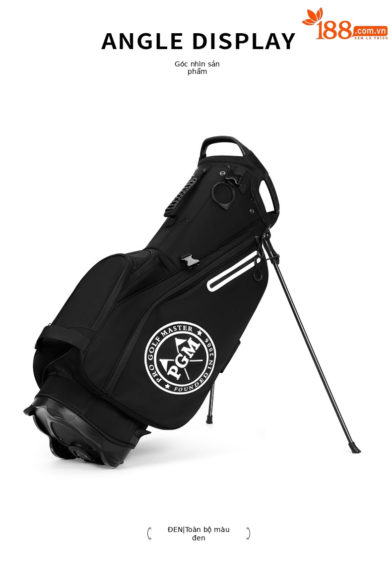 Túi đựng gậy golf PGM có giá đỡ 14 ngăn, nhẹ 2,8 kg, chất liệu chống nước — QB170-Tất cả màu đen [14 lỗ thanh lưới/siêu nhẹ 2,8 kg/giá đỡ bằng sợi carbon/túi nhiệt độ không đổi đồ uống], QB170-Đen và trắng [14 lỗ thanh lưới/siêu nhẹ 2,8 kg/giá đỡ bằng sợi carbon/túi nhiệt độ không đổi đồ uống] chi tiết 22