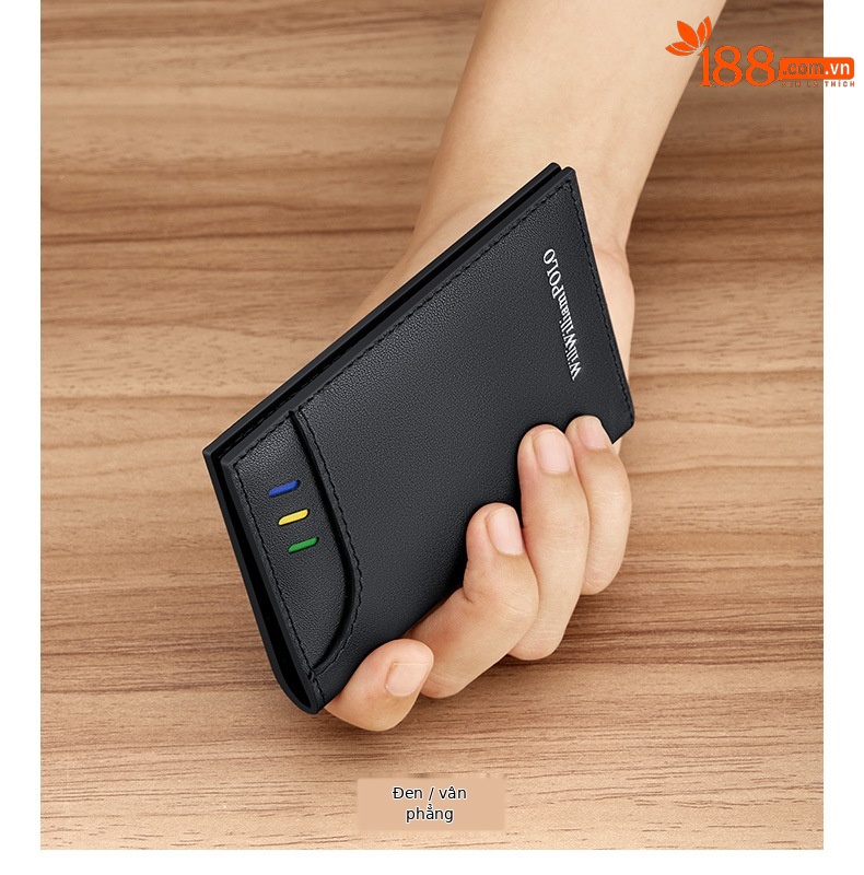 Ví card holder nam siêu mỏng Emperor Paul đựng danh thiếp thẻ tín dụng chi tiết 13