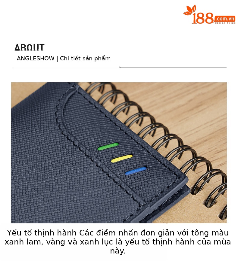 Ví card holder nam siêu mỏng Emperor Paul đựng danh thiếp thẻ tín dụng chi tiết 18