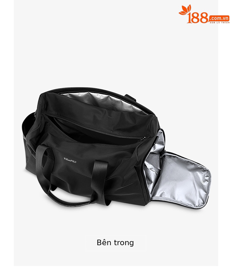 Túi du lịch Paul dung tích lớn ngăn khô ướt thể thao xách tay chi tiết 12