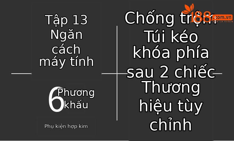 Túi đeo chéo nam cao cấp Emperor Paul – thiết kế công sở, đựng laptop, đi làm và du lịch chi tiết 4