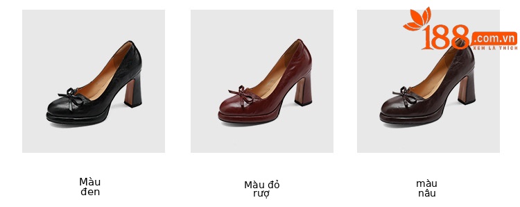 Giày cao gót nữ đế xuồng platform 9 cm, da cừu mũi nhọn miệng nông — Màu đen chi tiết 3