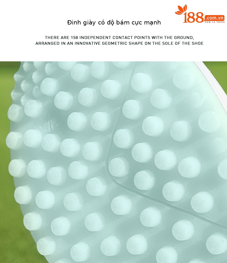 Giày golf PGM nữ chống thấm nước, chống trượt, đế foam nhẹ, có núm vặn dây giày — XZ397 【chống thấm nước/tăng độ đệm/dây giày núm] màu trắng ngọc lục bảo, XZ397 [chống thấm nước/tăng đệm/núm vặn dây giày] màu trắng anh đào chi tiết 17