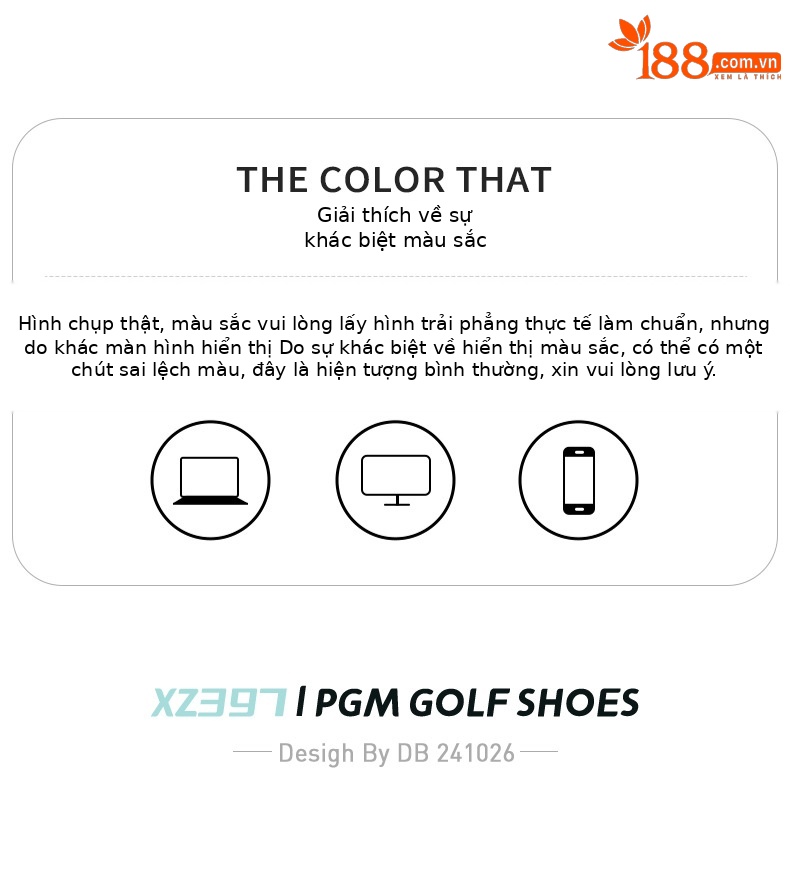 Giày golf PGM nữ chống thấm nước, chống trượt, đế foam nhẹ, có núm vặn dây giày — XZ397 【chống thấm nước/tăng độ đệm/dây giày núm] màu trắng ngọc lục bảo, XZ397 [chống thấm nước/tăng đệm/núm vặn dây giày] màu trắng anh đào chi tiết 25