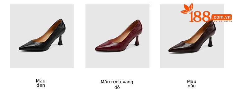 Giày cao gót mũi nhọn kiểu Pháp size 33-41, giày nữ xuân thu mới, giày cao gót đơn giản đi làm — Màu nâu chi tiết 3