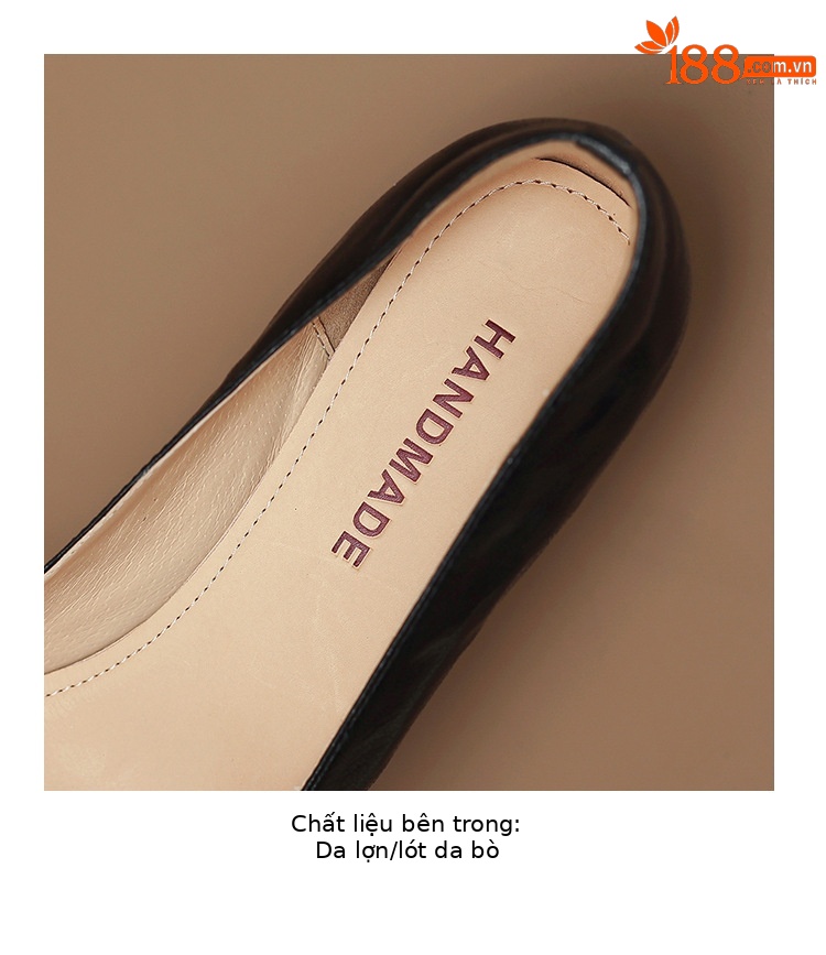 Giày cao gót mũi nhọn kiểu Pháp size 33-41, giày nữ xuân thu mới, giày cao gót đơn giản đi làm — Màu nâu chi tiết 8