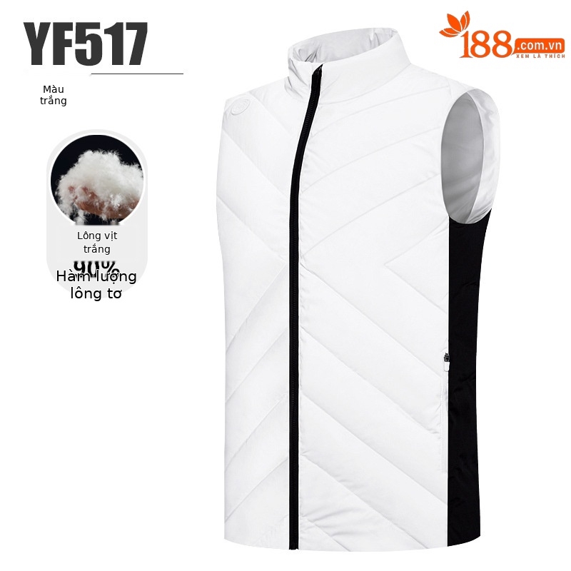 YF517-Áo khoác trắng [90% lông vịt trắng]