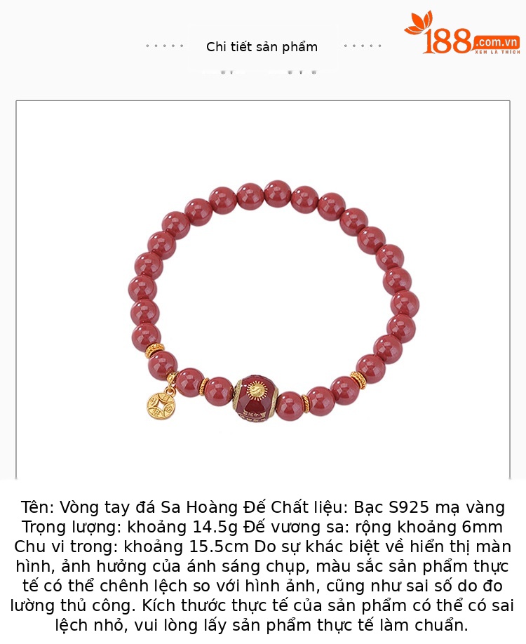 Vòng tay bạc S925 mạ vàng họa tiết hươu bạc phong cách Trung Hoa — Một chiếc chi tiết 2