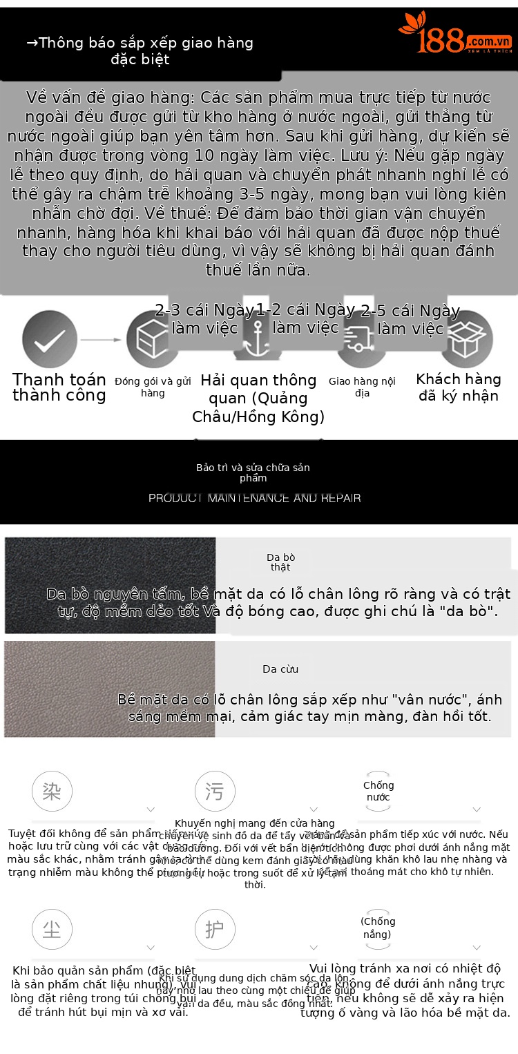 Túi tote da thật nữ xách tay đeo chéo sức chứa lớn — Màu kaki chi tiết 13