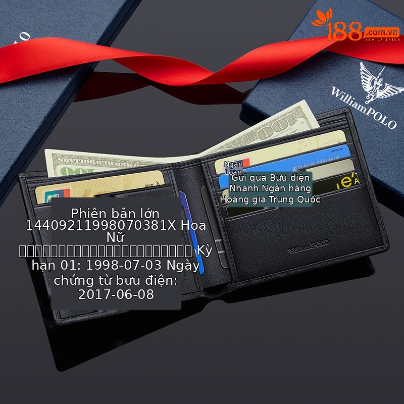 Ví nam ngắn da bò siêu mỏng đa khe thẻ cao cấp