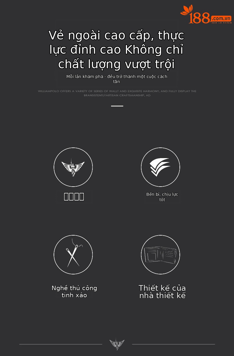 Ví nam ngắn da bò siêu mỏng đa khe thẻ cao cấp chi tiết 3