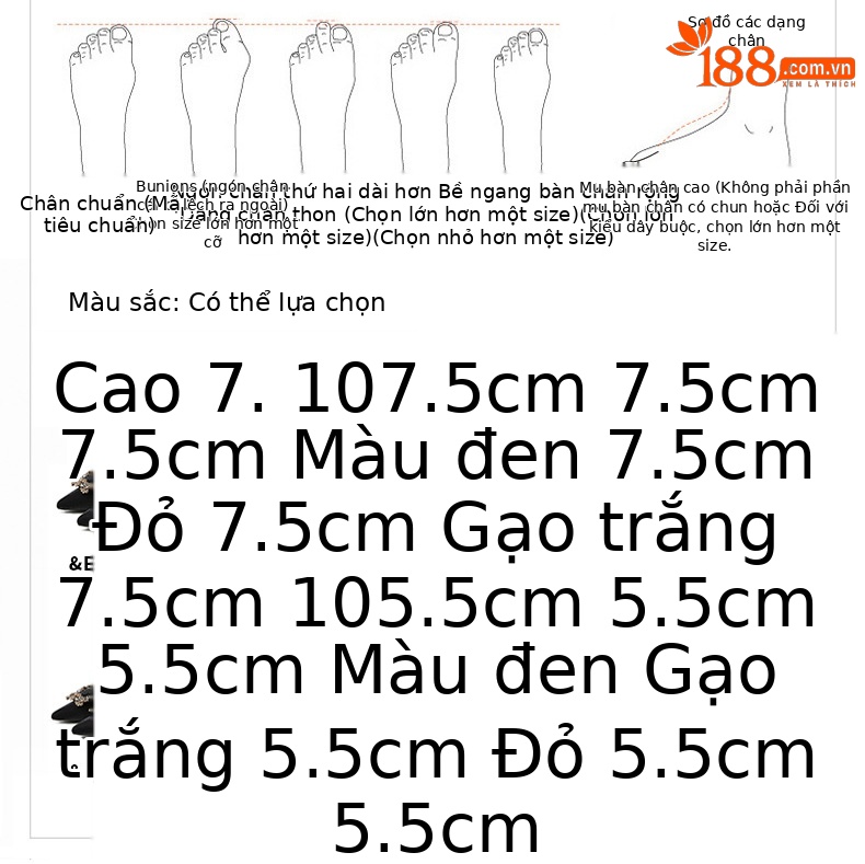 Giày cao gót satin mũi nhọn đính khóa vuông rhinestone dự tiệc cưới — Burgundy 5.5CM (Màu đỏ Burgundy, cao 5.5CM) chi tiết 1