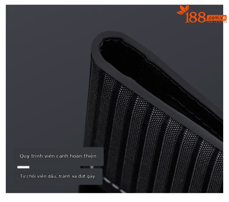 Ví card holder nam da thật Emperor Paul mỏng nhẹ đựng thẻ từ mini chi tiết 14