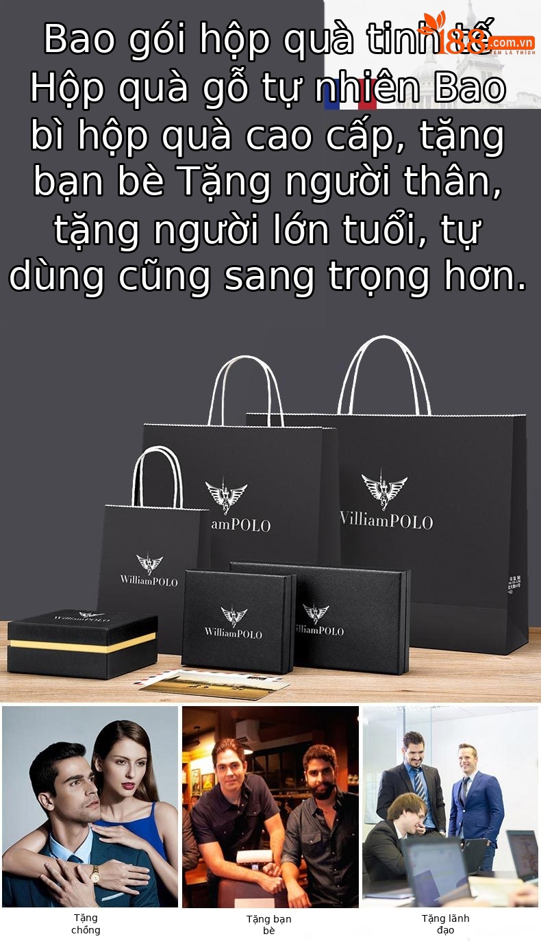 Thắt lưng nam da bò cao cấp Emperor Paul họa tiết cá sấu công sở thời trang — 120cm, 130cm, 110cm, 125cm chi tiết 4