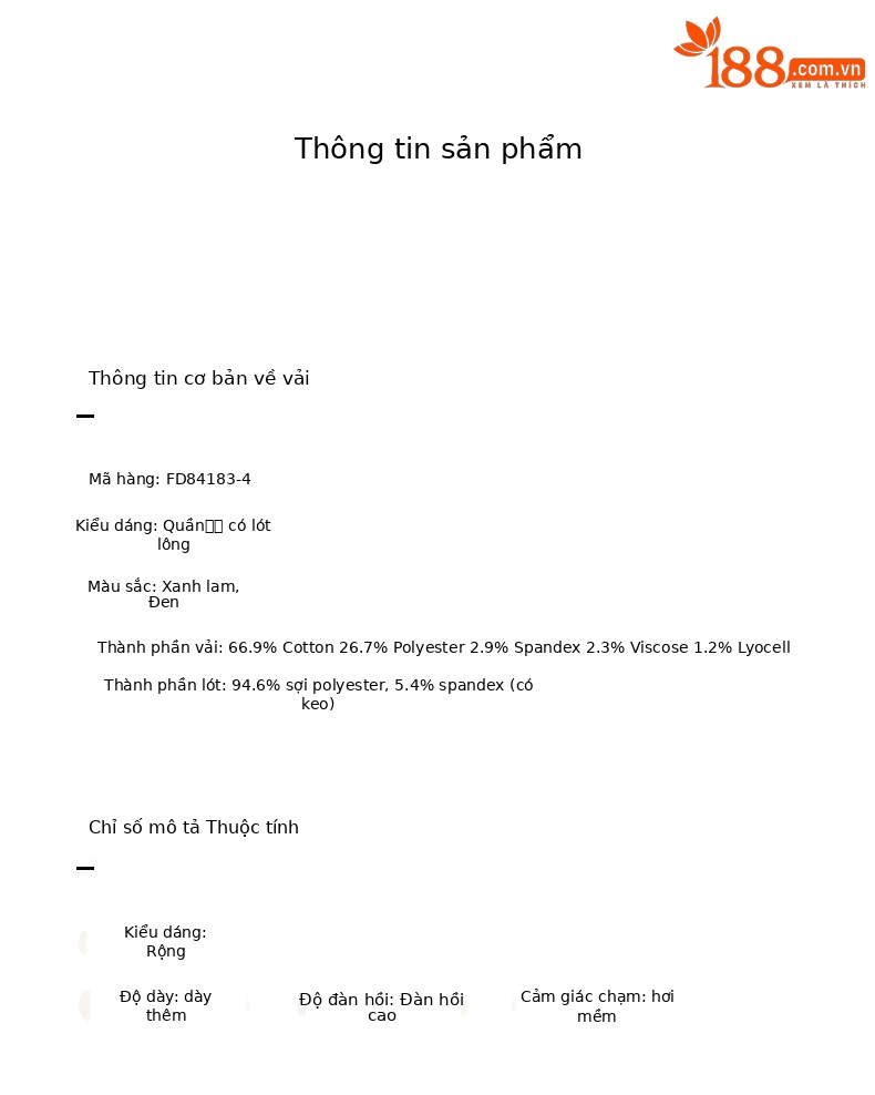 Quần jean nam ống rộng dáng harem nhung dày giữ ấm mùa đông — Màu đen chi tiết 9