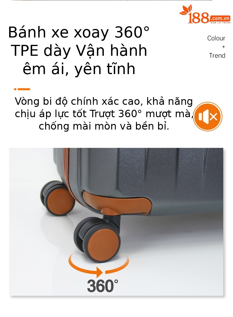 Vali kéo chống cháy nổ 20 inch nhỏ gọn lên máy bay — kẻ sọc trắng, Mỏng mờ màu đen, Xanh lục nhạt nhám mịn, Xám đậm nhám mịn chi tiết 5