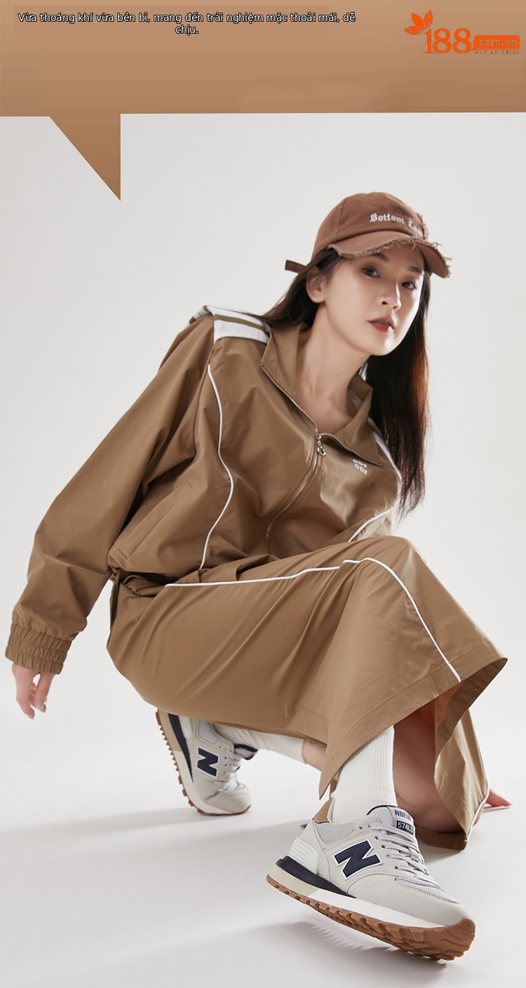Giày thể thao unisex cổ điển tăng chiều cao đế dày phong cách Balance 574 — màu xanh đậm chi tiết 11