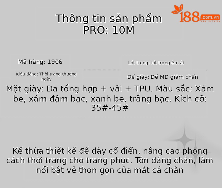 Giày chạy bộ nam thoáng khí phong cách mới Balance 1906R — Xám be 1906R chi tiết 9