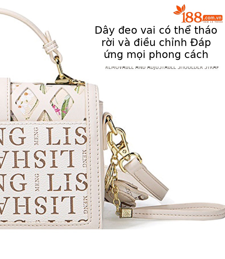 Túi đeo chéo nữ phong cách Ins vuông nhỏ cao cấp 2026 chi tiết 3