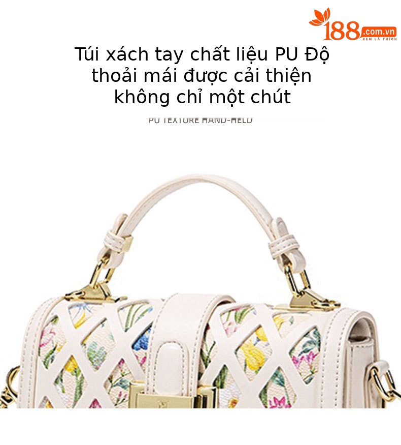 Túi đeo chéo nữ phong cách Ins vuông nhỏ cao cấp 2026 chi tiết 4