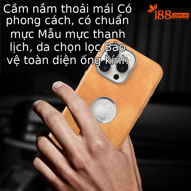 Ốp lưng từ tính da mờ cao cấp cho iPhone 16 Pro Max, chống rơi, phù hợp doanh nhân — Đen quý phái, Xanh lam quý ông, Nâu thanh lịch, Nâu mocha