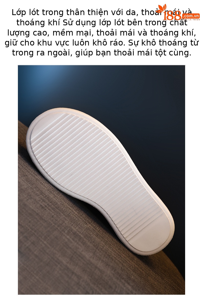 Giày sneaker nữ đế dày tăng chiều cao, phong cách trượt ván, đế mềm — Màu đen be chi tiết 9