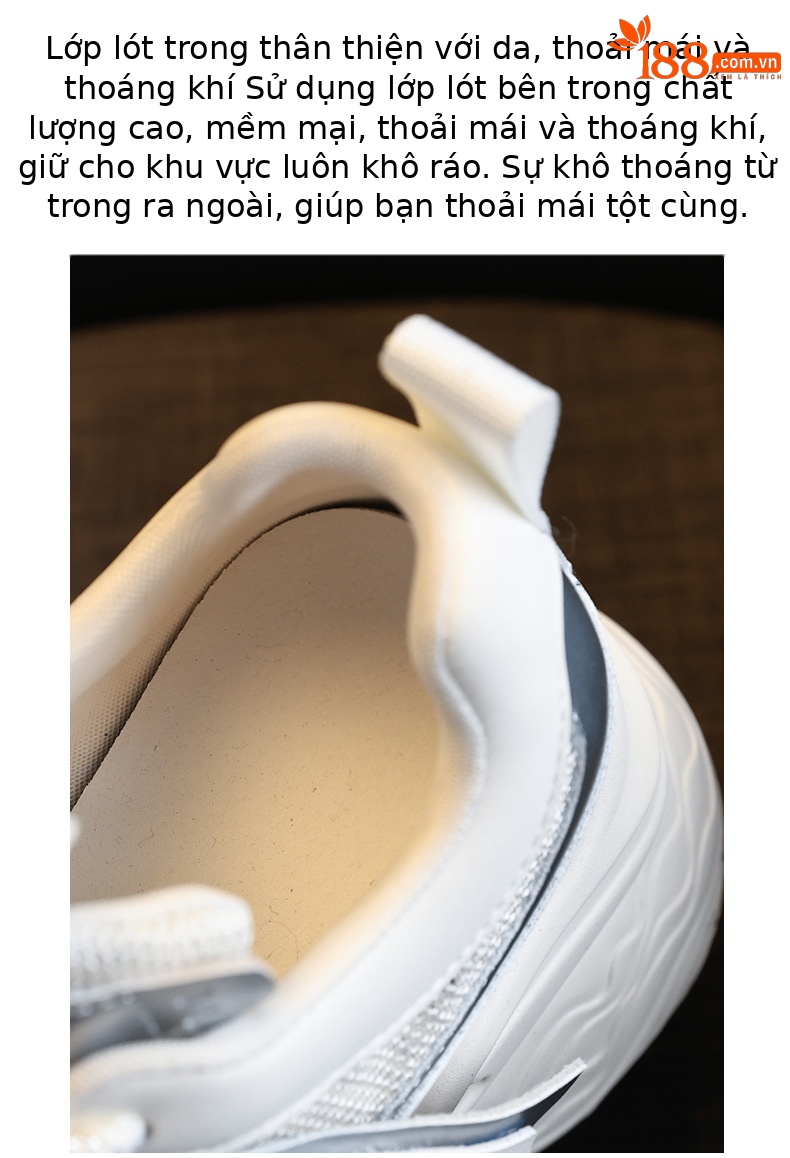 Giày thể thao nữ đế dày độn cao phong cách dad sneaker ZDW871-5 — Màu be chi tiết 9