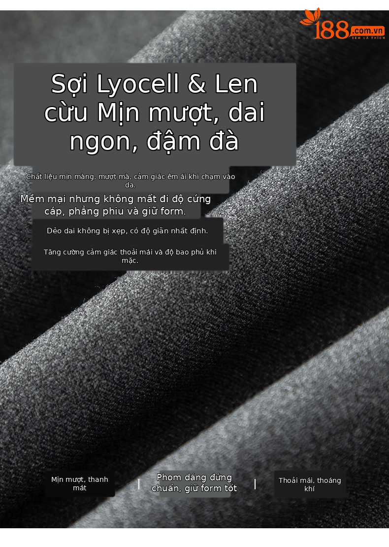 Váy midi len Tencel xám đậm xẻ tà ống suông đa năng — màu xám chi tiết 6