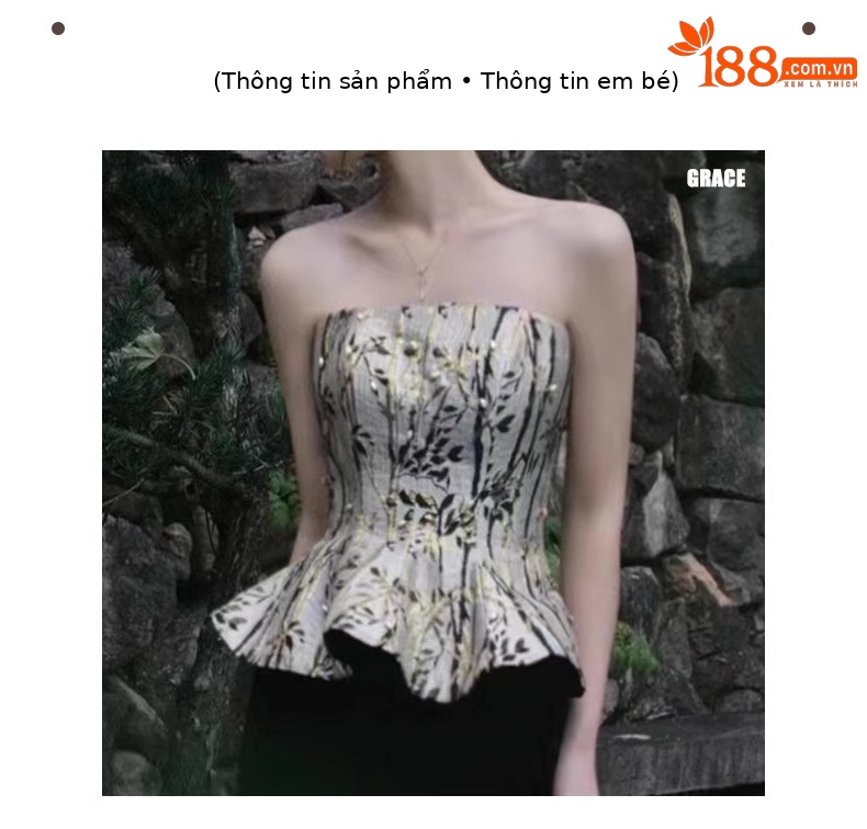 Đầm dạ hội đuôi cá không dây, thiết kế sang trọng, tôn dáng — Kiểu ống ngực màu đen, Kiểu quây ngực màu đỏ rượu chi tiết 3