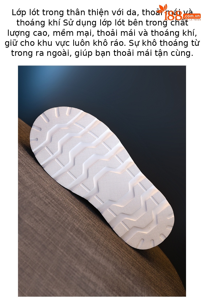 Giày sneaker nữ đế dày tăng chiều cao phong cách đơn giản — Đen trắng chi tiết 9