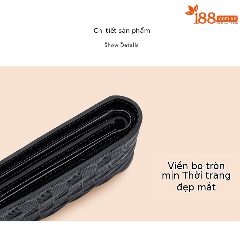 Ví nam gập mini da thật Emperor Paul cao cấp, mỏng nhẹ đựng giấy phép lái xe chi tiết 18
