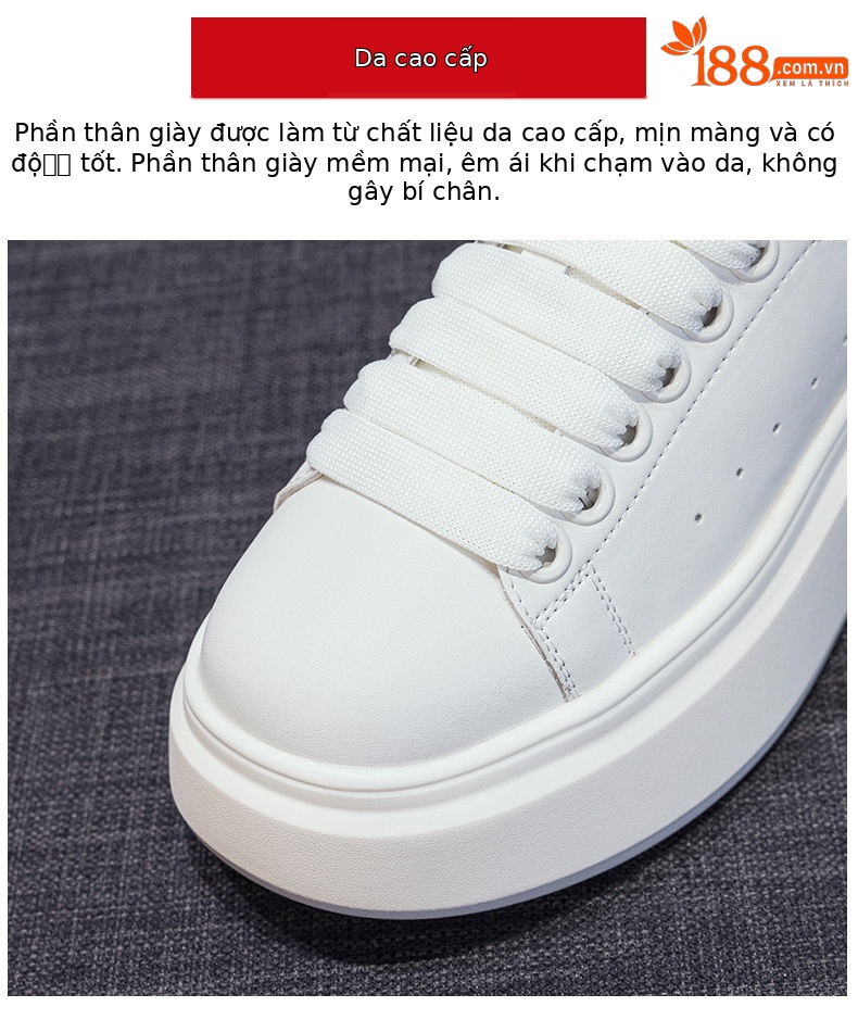 Giày sneaker nữ đế dày kiểu Hàn Quốc hình trái tim, cổ thấp, phong cách thời trang mùa xuân 2026 — M2806 màu đỏ, M2806 màu be, M2806 màu đen chi tiết 7