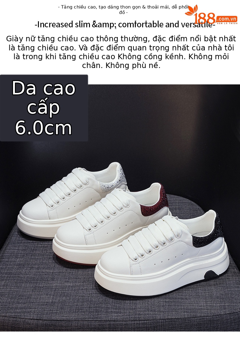 Giày sneaker nữ đế dày kiểu Hàn Quốc hình trái tim, cổ thấp, phong cách thời trang mùa xuân 2026 — M2806 màu đỏ, M2806 màu be, M2806 màu đen chi tiết 2