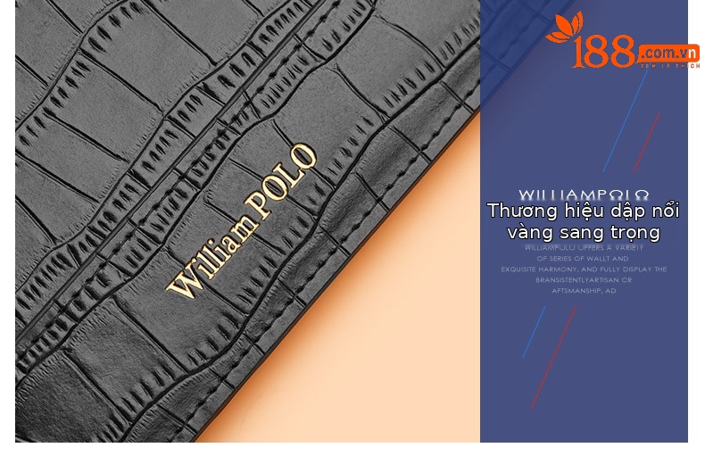 Ví mini nữ da thật Emperor Paul nhỏ gọn, đựng thẻ và tiền xu, phong cách tối giản chi tiết 16