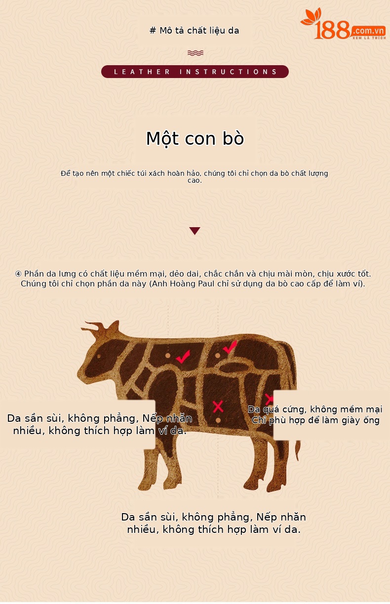 Ví cầm tay nữ da thật dáng dài cổ điển dung tích lớn đeo chéo chi tiết 4
