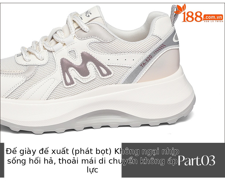 Giày sneaker nữ da thật kiểu waffle đế dày lưới thoáng khí mùa xuân hè 2026 — Trà sữa 7055, 7055 màu xám chi tiết 18