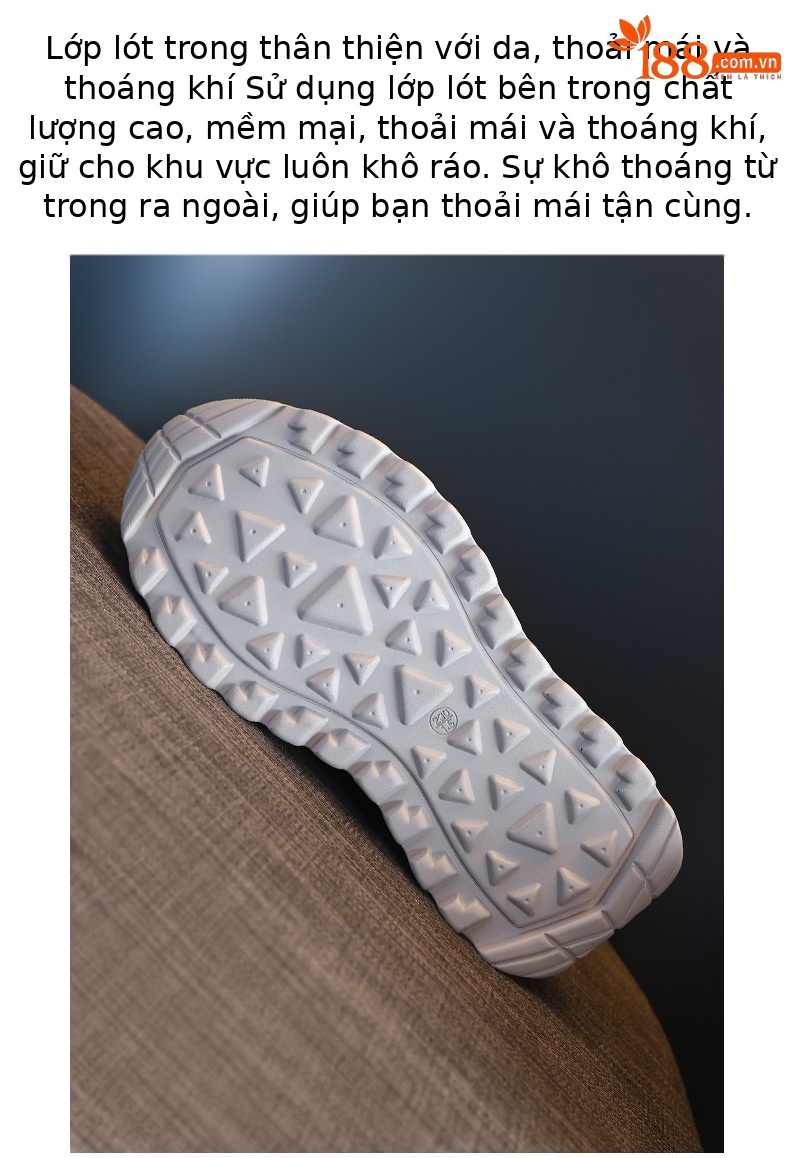 Giày sneaker nữ đế dày phong cách Forrest Gump HC3570 — Màu trắng chi tiết 9