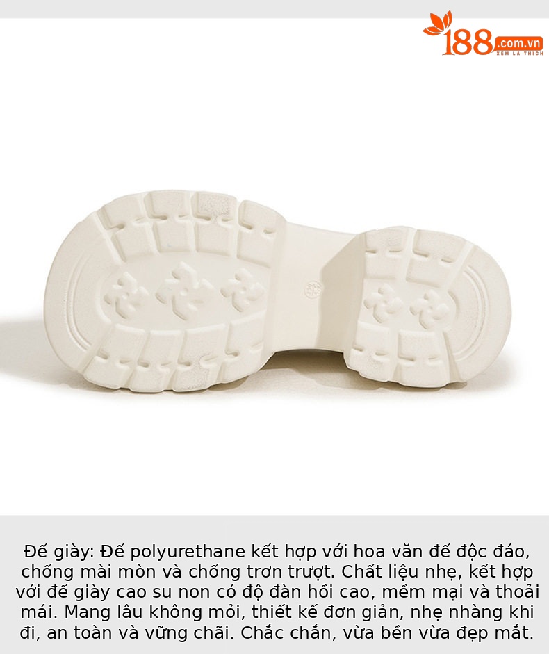 Dép sandal nữ xỏ ngón đế bệt mùa hè thoáng khí — Len sạch, Đen chi tiết 7