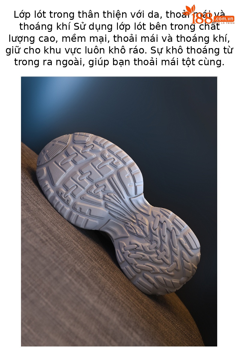 Giày sneaker chunky nữ đế dày lưới thoáng khí tăng chiều cao — Màu trắng chi tiết 9