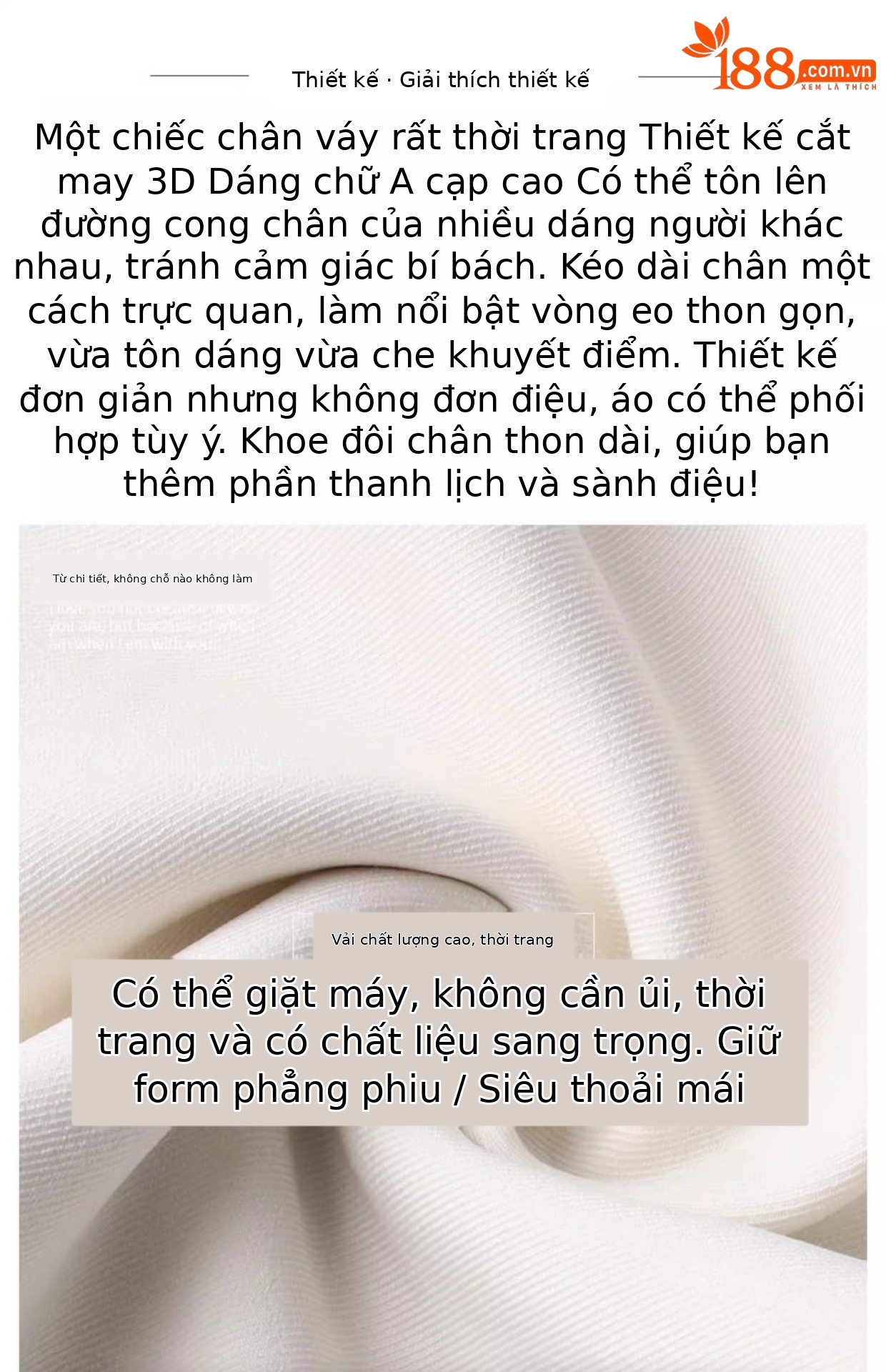 Chân váy bút chì nữ eo cao xẻ tà dáng dài công sở — Người đàn ông nhỏ màu đen (chiều dài váy 68) chi tiết 2