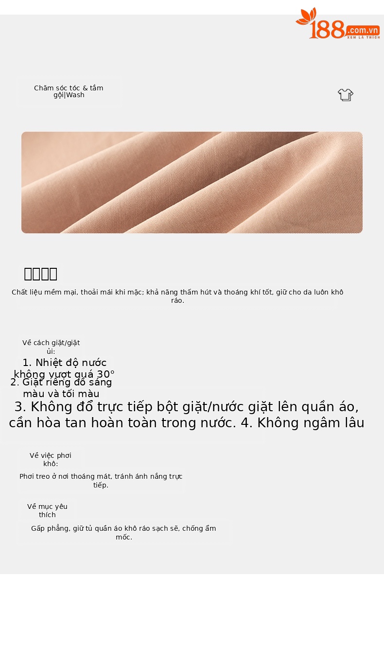 Quần ống rộng nữ vải Tencel cotton mỏng mùa xuân hè, dáng suông thon gọn ống thẳng — Màu kaki chi tiết 7