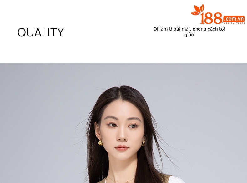 Áo vest gile nữ ngắn tay phong cách cổ điển chất liệu lanh Tencel — Gai Thật Màu chi tiết 1