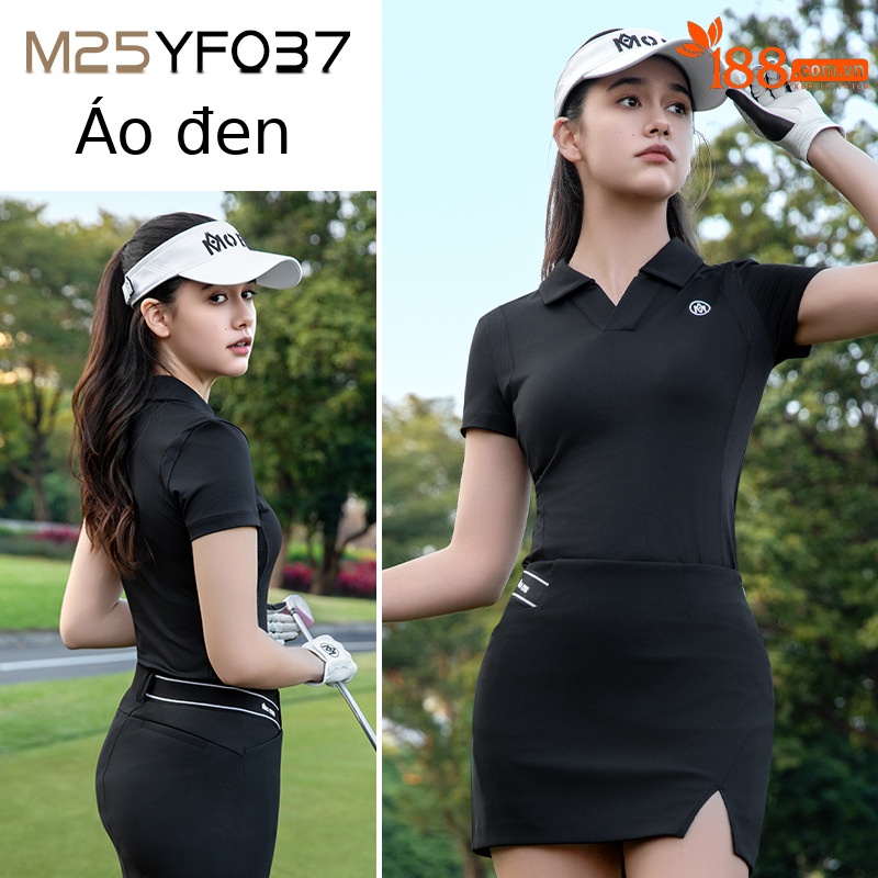 Áo đen [lưới thoáng khí/diệt khuẩn cấp 3A/hút ẩm/UPF50] M25YF037
