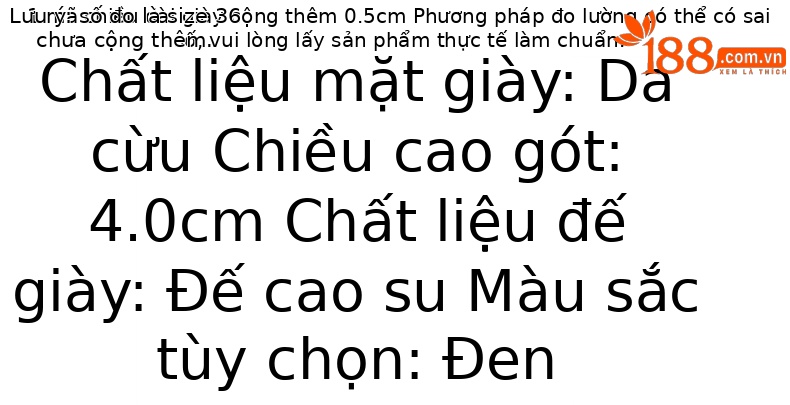 Giày lười nữ da mềm mũi vuông gót thấp — Màu đen chi tiết 3